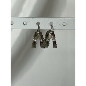 Silver Tone Hoop Earrings